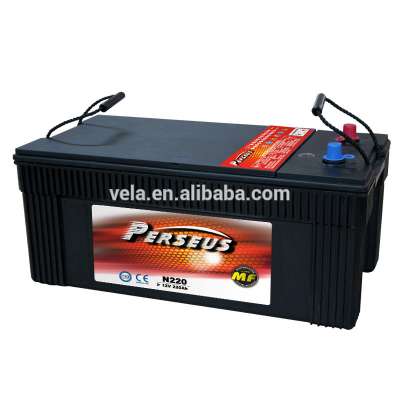 High capacity battery DIN220 220ah battery deep cycle battery