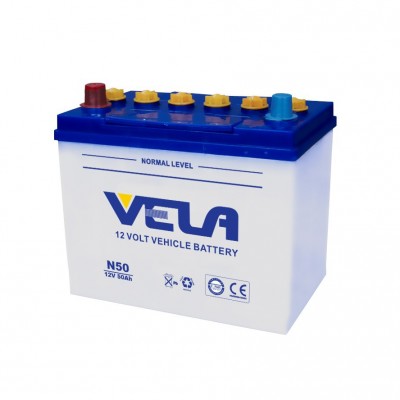 Auto battery dry charged 12V 50Ah wholesale,hybrid car battery